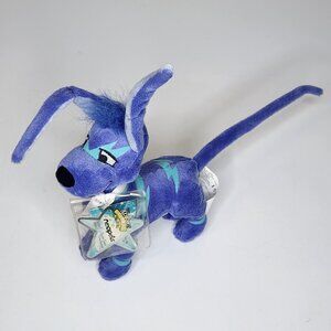 Neopets Electric Gelert Plush w/ Key Quest Virtual Prize Tag Jakks Pacific 2008